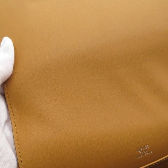 HERMES Geta Chevre Myzore Goatskin Camel - Picture 8 of 15